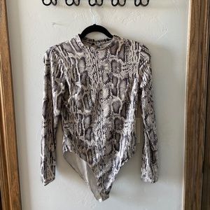 Snow Leopard Body Suit